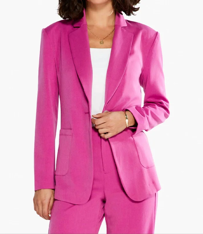 Work It Blazer In Orchid Petal Oversized Women’s Blazer