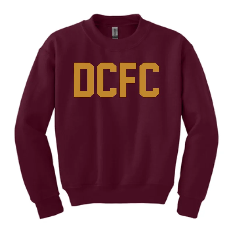 DCFC Youth Crew Neck Sweatshirt- Maroon