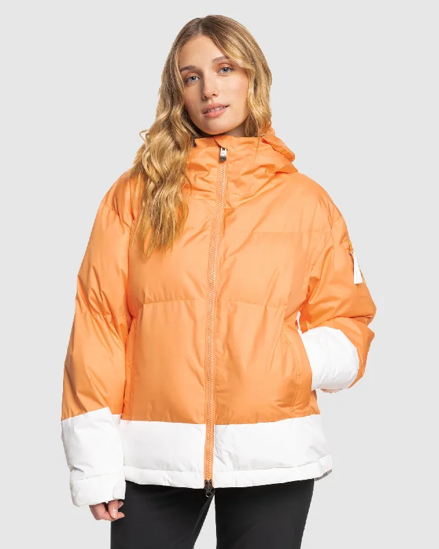 Women's running jacketsWomens Chloe Kim Puffy Snow Jacket Women's running jackets