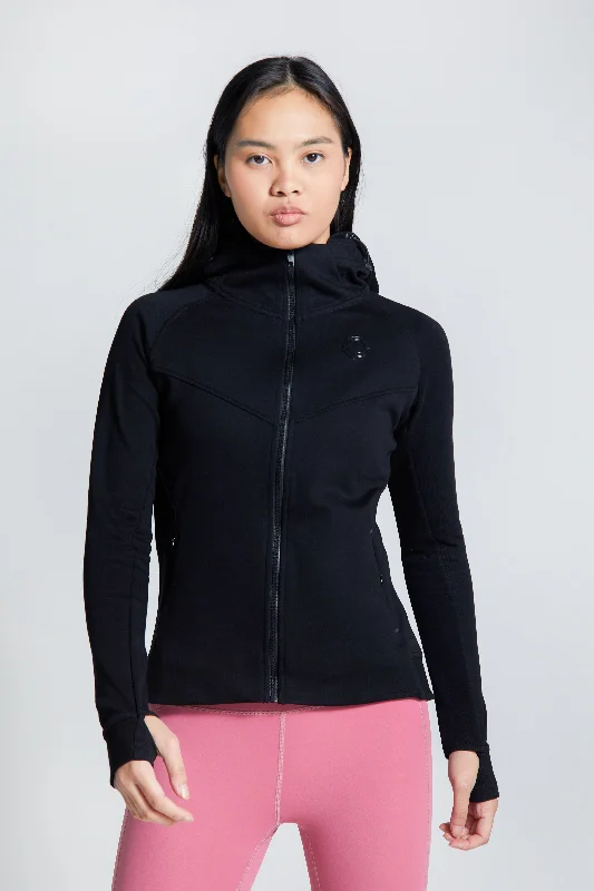 Women's cotton jacketsWomens- Contour Jacket - Black Women's cotton jackets