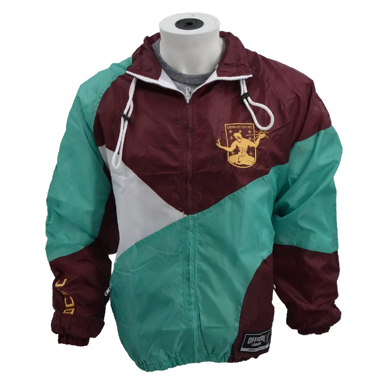 Official League Retro Windbreaker- Maroon