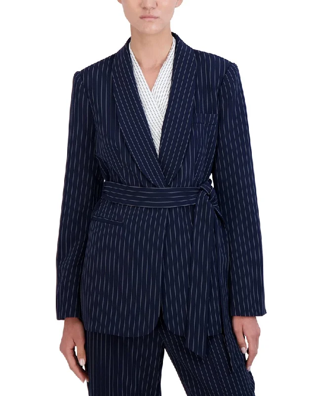 BCBGeneration New York Pinstripe Blazer Oversized Blazer Look