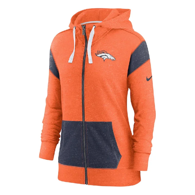 NFL - Women's Denver Broncos Lightweight Full Zip Hoodie (NKZP 079K 8W 0ZA)