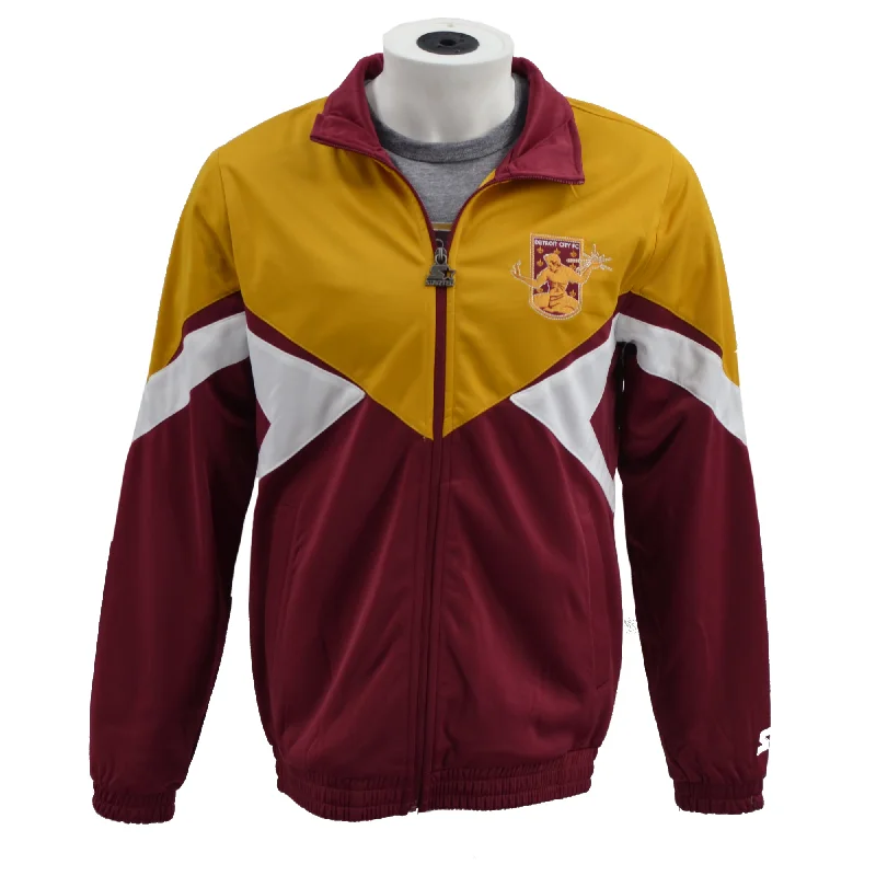 Rush Track Jacket- Maroon/Gold