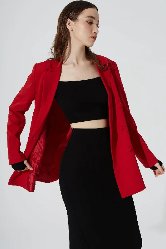 Women's smart jacketsJeslyn Blazer - Crimson Women's smart jackets