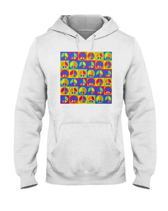 Peace Squared - Hoodie Cozy Winter Sweatshirt