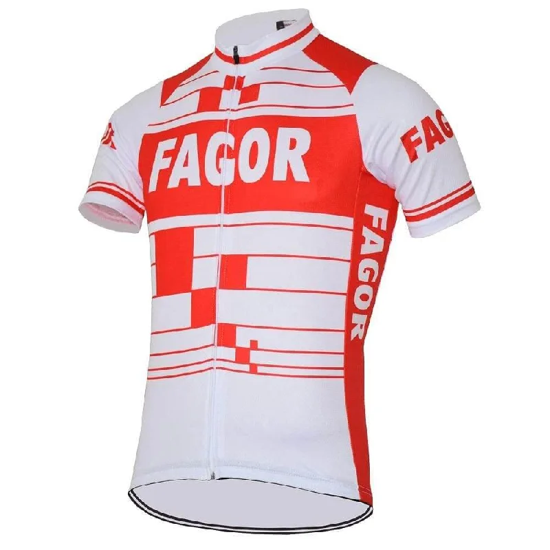 Retro Fagor Cycling Jersey Hoodie Sweatshirt for Fall