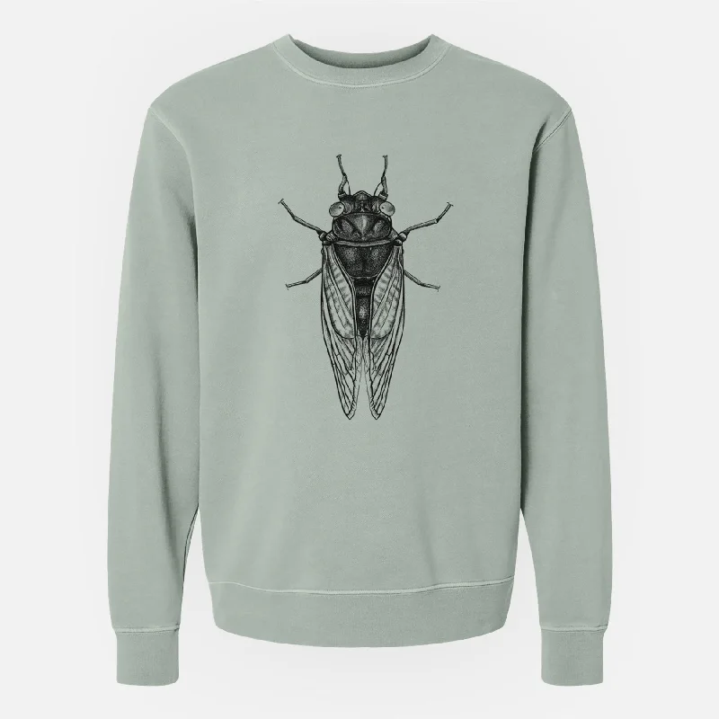 Pharoh Cicada - Magicicada septendecim - Unisex Pigment Dyed Crew Sweatshirt Hooded Sweatshirt for Women