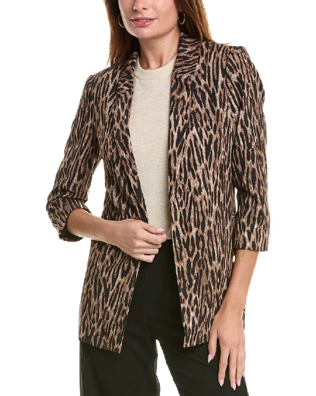 T Tahari Notch Collat Jacket Stylish Blazer Jacket