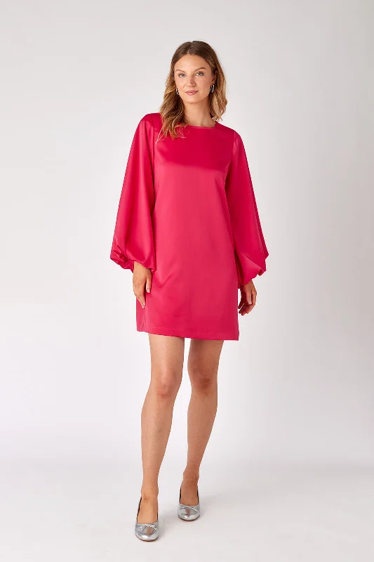 Best mini dresses for date nightCrosby Cecily Dress - Vivacious Pink Best mini dresses for date night