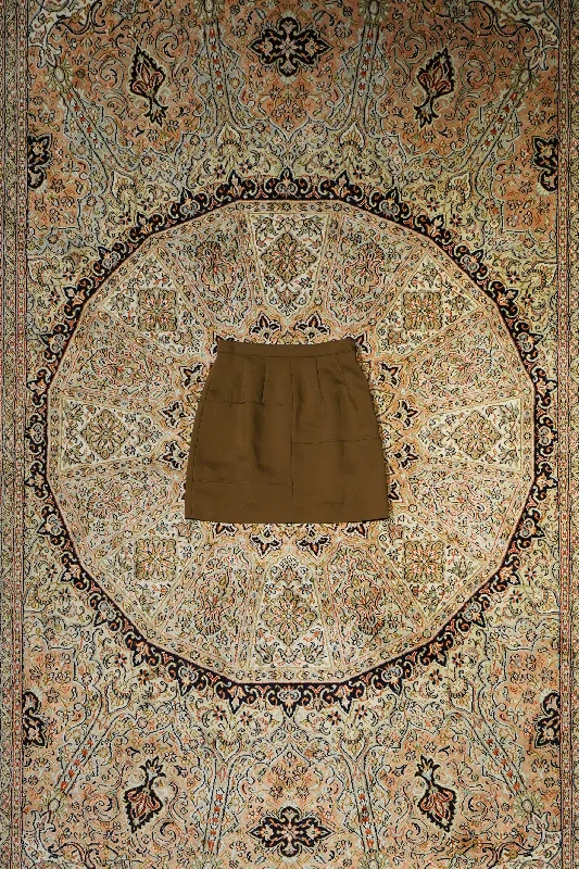 Designer unclassified skirtsCORD SKIRT(BROWN) Designer unclassified skirts