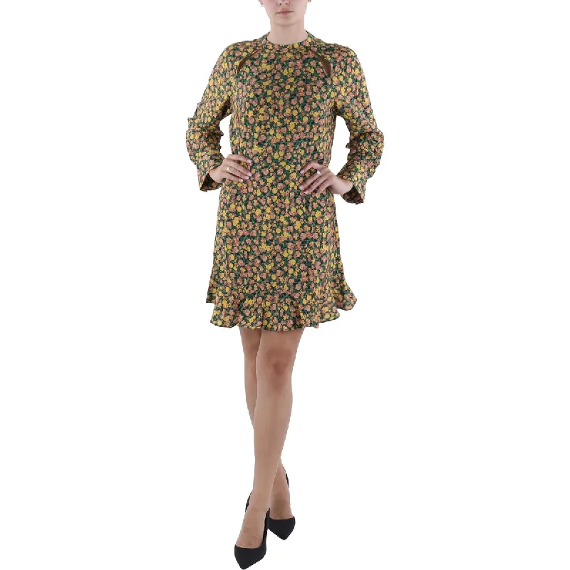 Designer floral dressesFrench Connection Womens Floral Print Above Knee Shift Dress Designer floral dresses