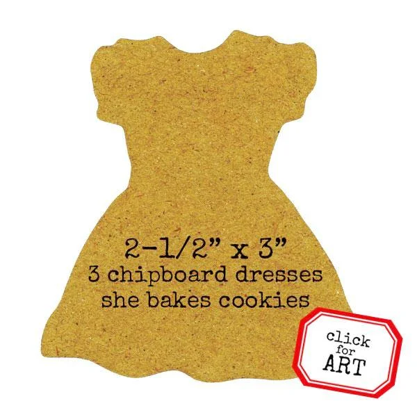 Knitted unclassified dresses3 She Bakes Cookies Chipboard Dresses Knitted unclassified dresses