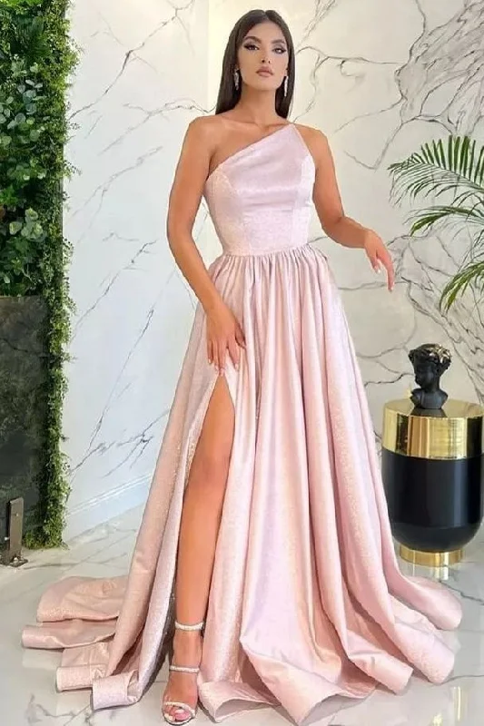 Vintage unclassified dressesA-line Asymmetrical High Split Floor-length Sleeveless Prom Dress Vintage unclassified dresses