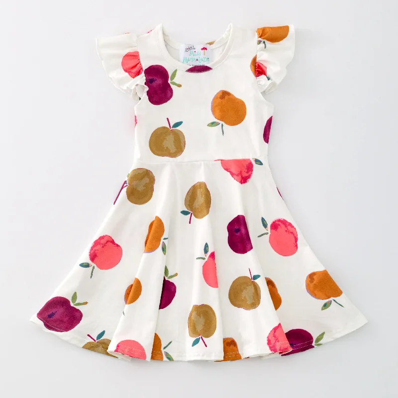 Ruched unclassified dressesBack to School Stylish Apple Playwear Dress Ruched unclassified dresses