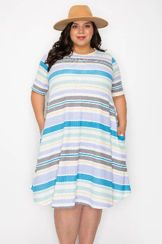 Stretchy unclassified dressesBeautiful Stretchy Stripe Dress w Pockets Stretchy unclassified dresses