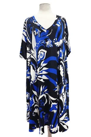 Festival unclassified dressesBlack Blue White Dress w Pockets Festival unclassified dresses