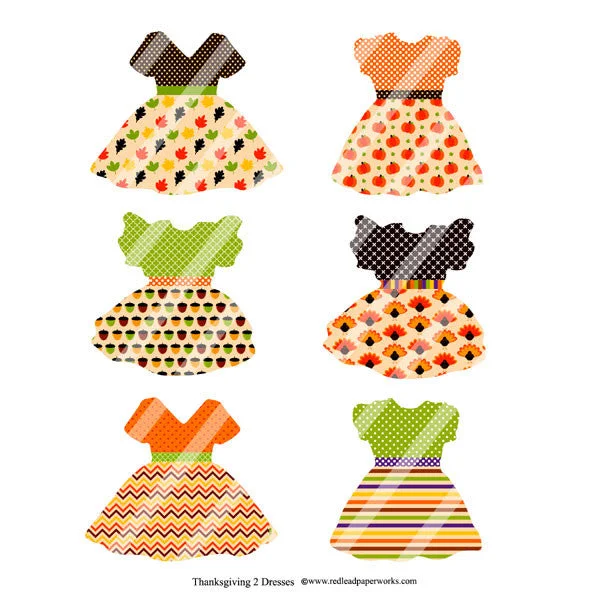 Holiday unclassified dressesThanksgiving Dresses 2 Collage Sheet Holiday unclassified dresses