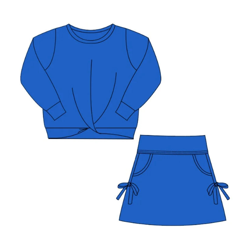 Denim unclassified dressesGirls Lulu Athletic 2pc Skort Set- PreOrder Denim unclassified dresses