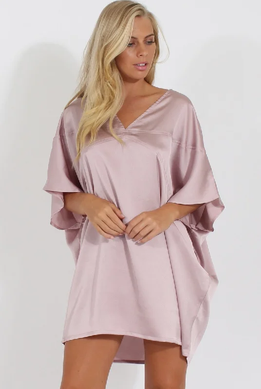 Beaded unclassified dressesMauve Kimono Style Oversized Dress - Nicolette Beaded unclassified dresses