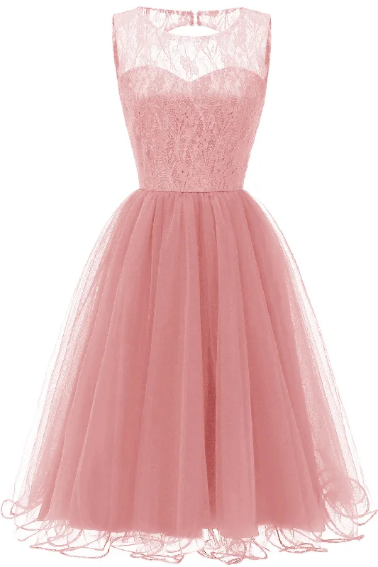 Elegant evening unclassified dressesPink Sleeveless A-Line Homecoming Sweet 16 Dress Elegant evening unclassified dresses