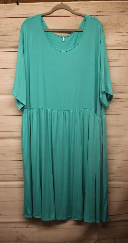 Plus size unclassified dressesPSFU BlueTeal Aqua-y Color Dress Plus size unclassified dresses