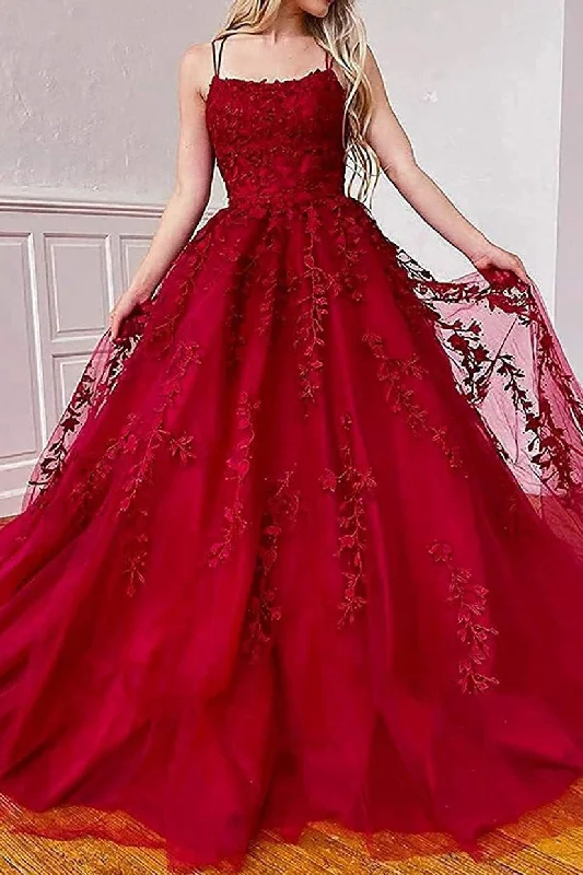 Satin unclassified dressesRed Embroidery Backless Ball Gown Prom Dresses Satin unclassified dresses