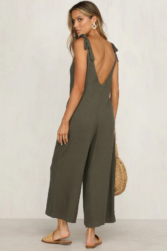 Tulle unclassified dressesSex Backless V-Neck Jumpsuit Tulle unclassified dresses