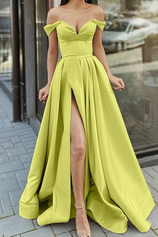 Boho unclassified dressesSexy Off-the-Shoulder A-Line Prom Gown Evening Dress Boho unclassified dresses