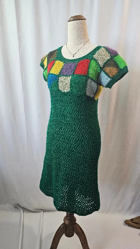 Elegant unclassified dressesVintage 70s crochet dress S Elegant unclassified dresses