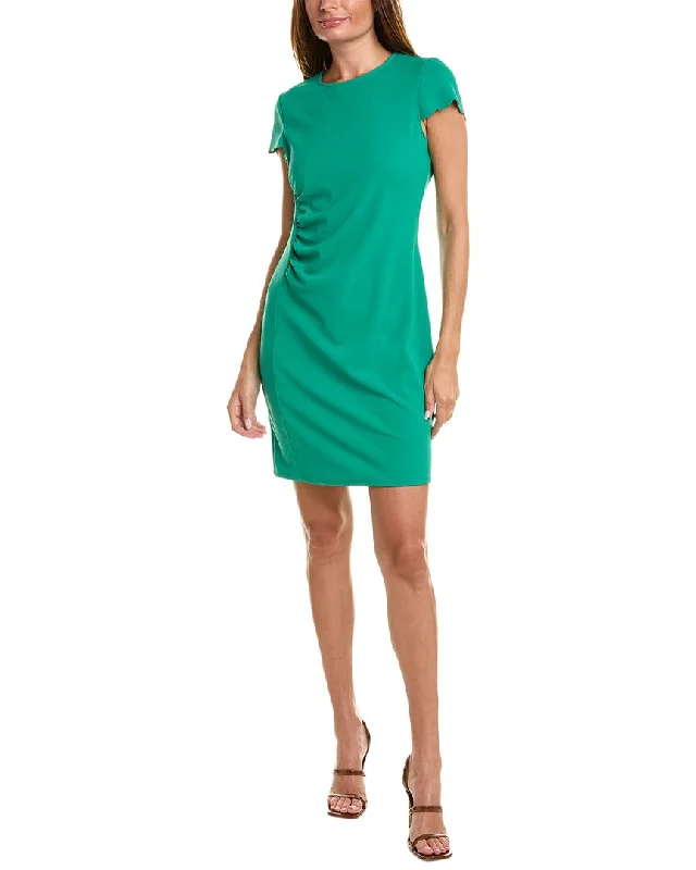 Isaac Mizrahi Scuba Mini Dress Colorblock Mini Skirt