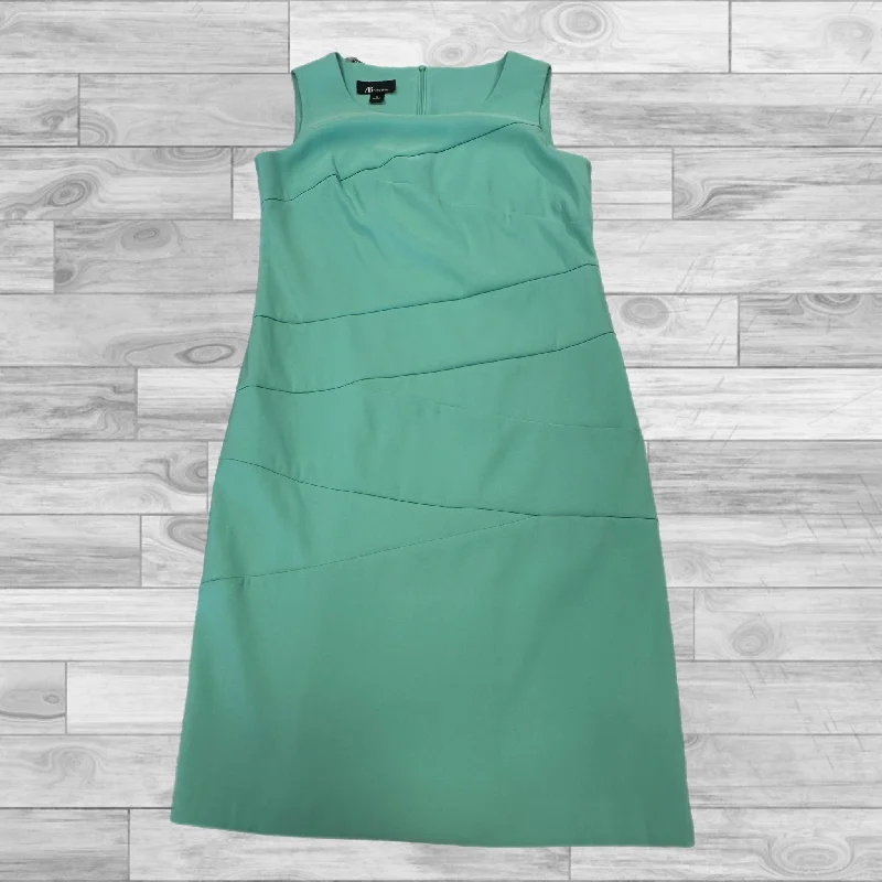 Dress Casual Midi By Ab Studio In Green, Size: 2 Button Midi Skirt