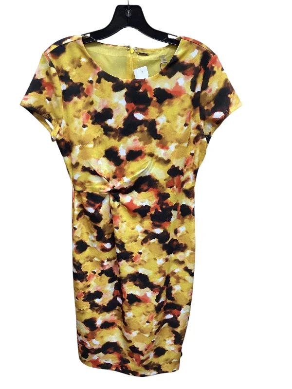 Dress Casual Midi By Tahari By Arthur Levine In Multi-colored, Size: S Elegant Midi Dress